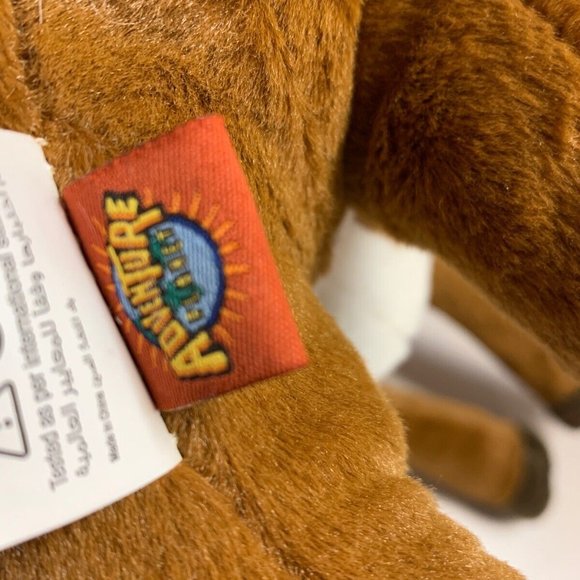 Adventure Planet 19” Standing American Paint Horse Plush Brown Bendable Legs - Picture 7 of 7